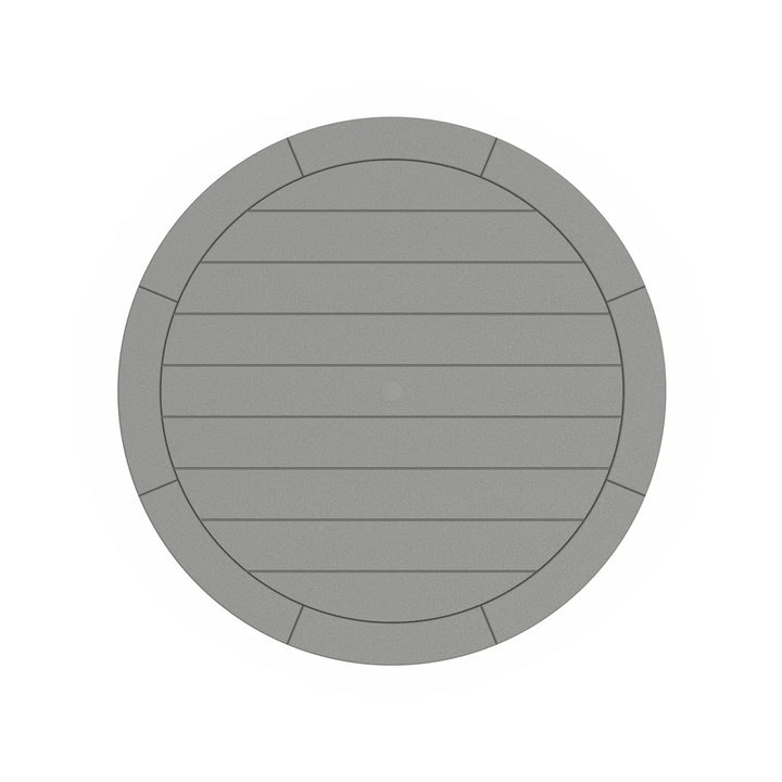 Polywood PWS1118-1 Classic Adirondack 5-Piece Round Dining Set with Trestle Legs