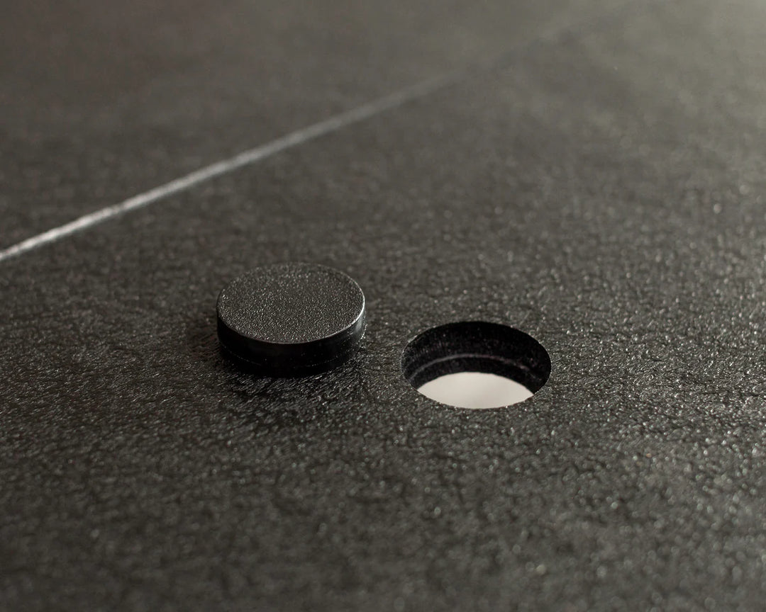 Polywood PWS1174-1 Classic Adirondack 5-Piece Farmhouse Dining Set with Benches ( Pedestal Legs)