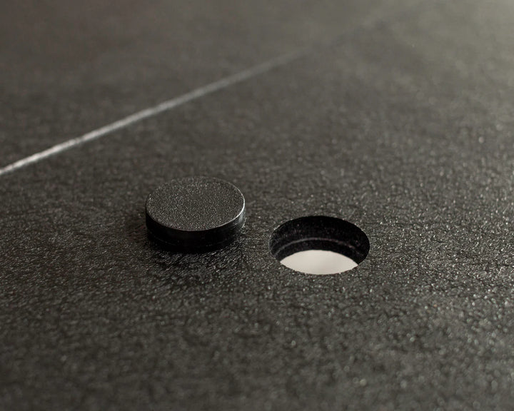 Polywood PWS1174-1 Classic Adirondack 5-Piece Farmhouse Dining Set with Benches ( Pedestal Legs)