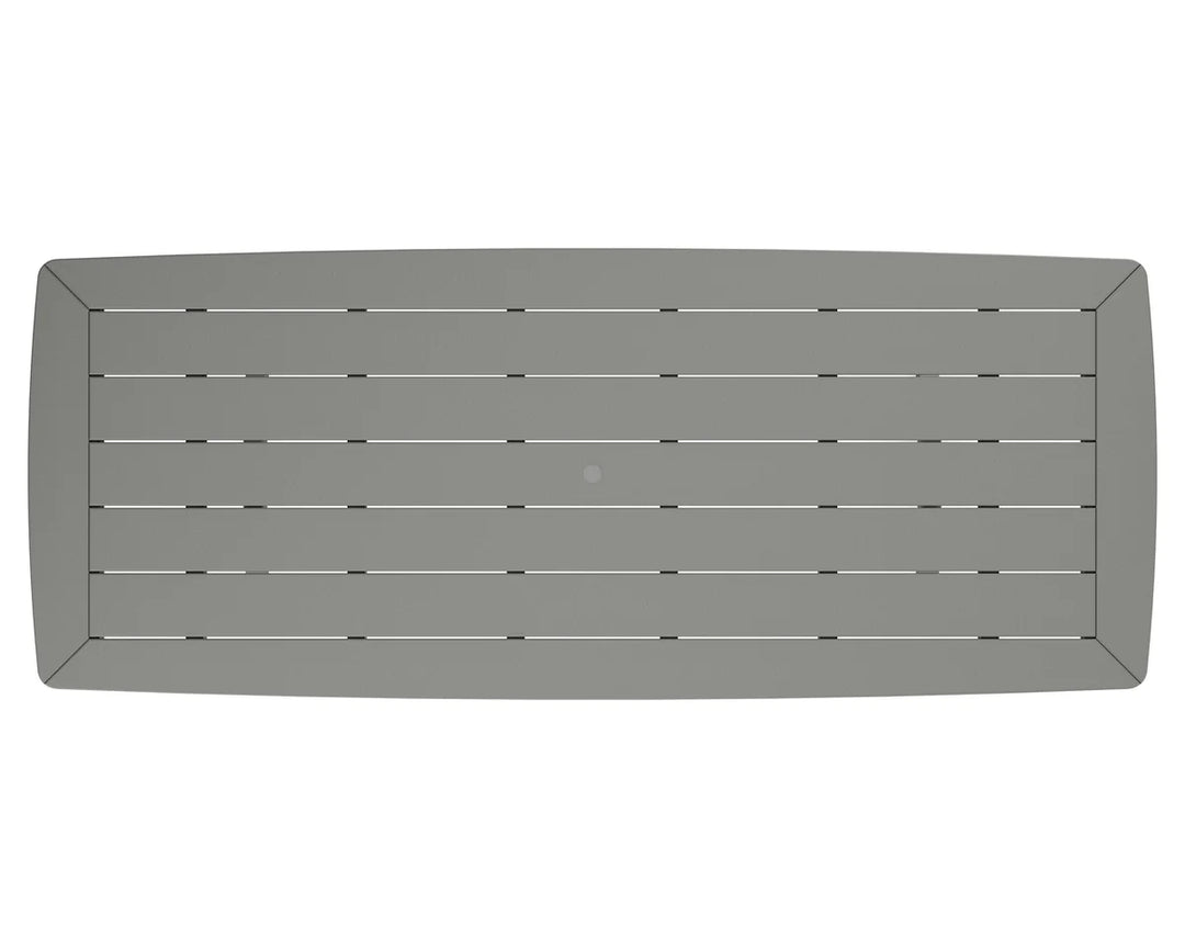 Polywood PWS1503-1 Classic Adirondack 9-Piece Dining Set with Trestle Legs