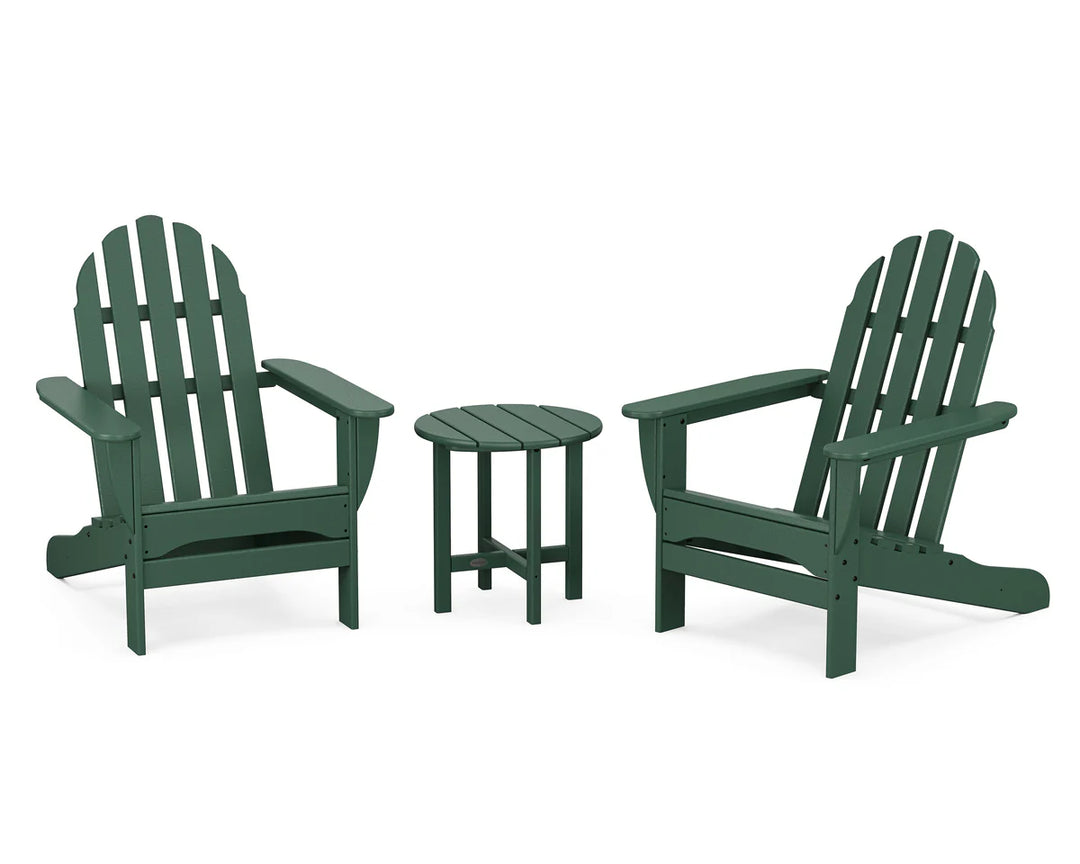 Polywood PWS417-1 Classic Adirondack 3-Piece Set