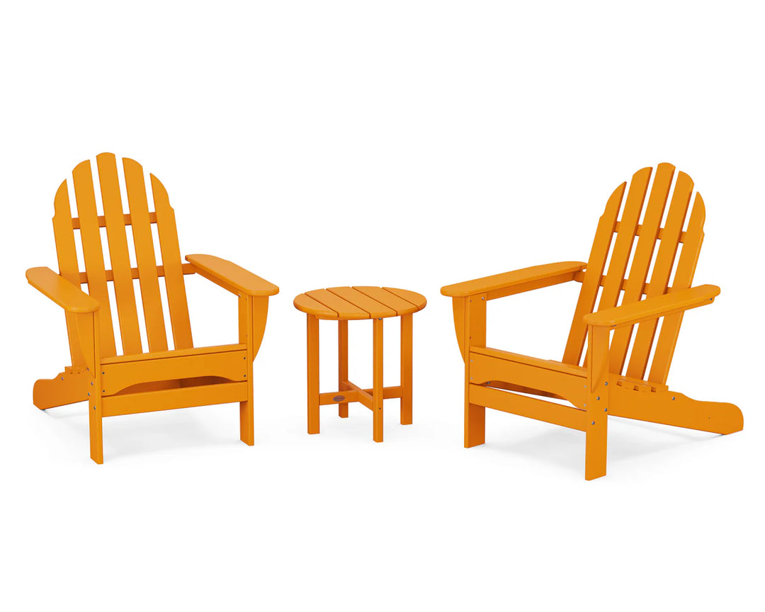 Polywood PWS417-1 Classic Adirondack 3-Piece Set