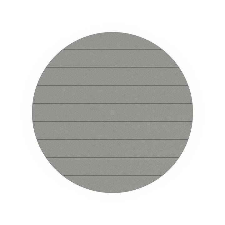 Polywood PWS517-1 Lakeside 5-Piece Round Farmhouse Side Chair Dining Set