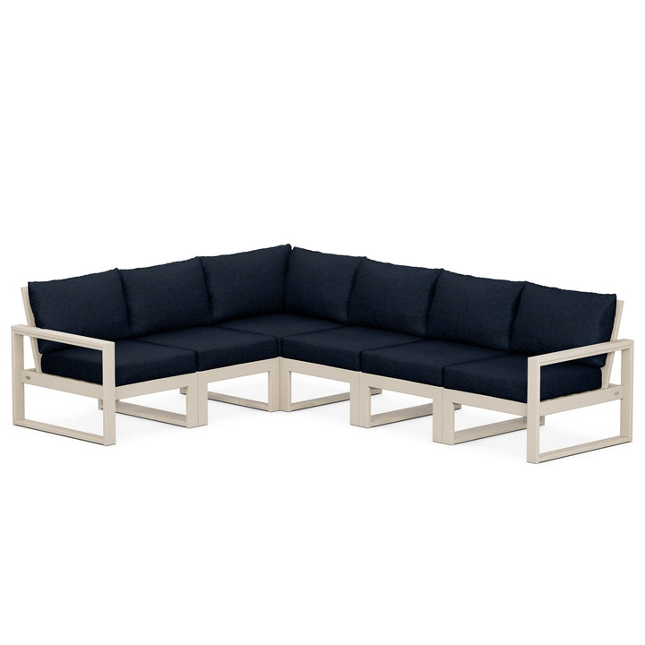 Polywood EDGE 6-Piece Modular Deep Seating Set