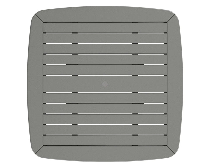 Polywood PWS913-1 Classic Adirondack 5-Piece Square Dining Set with Trestle Legs