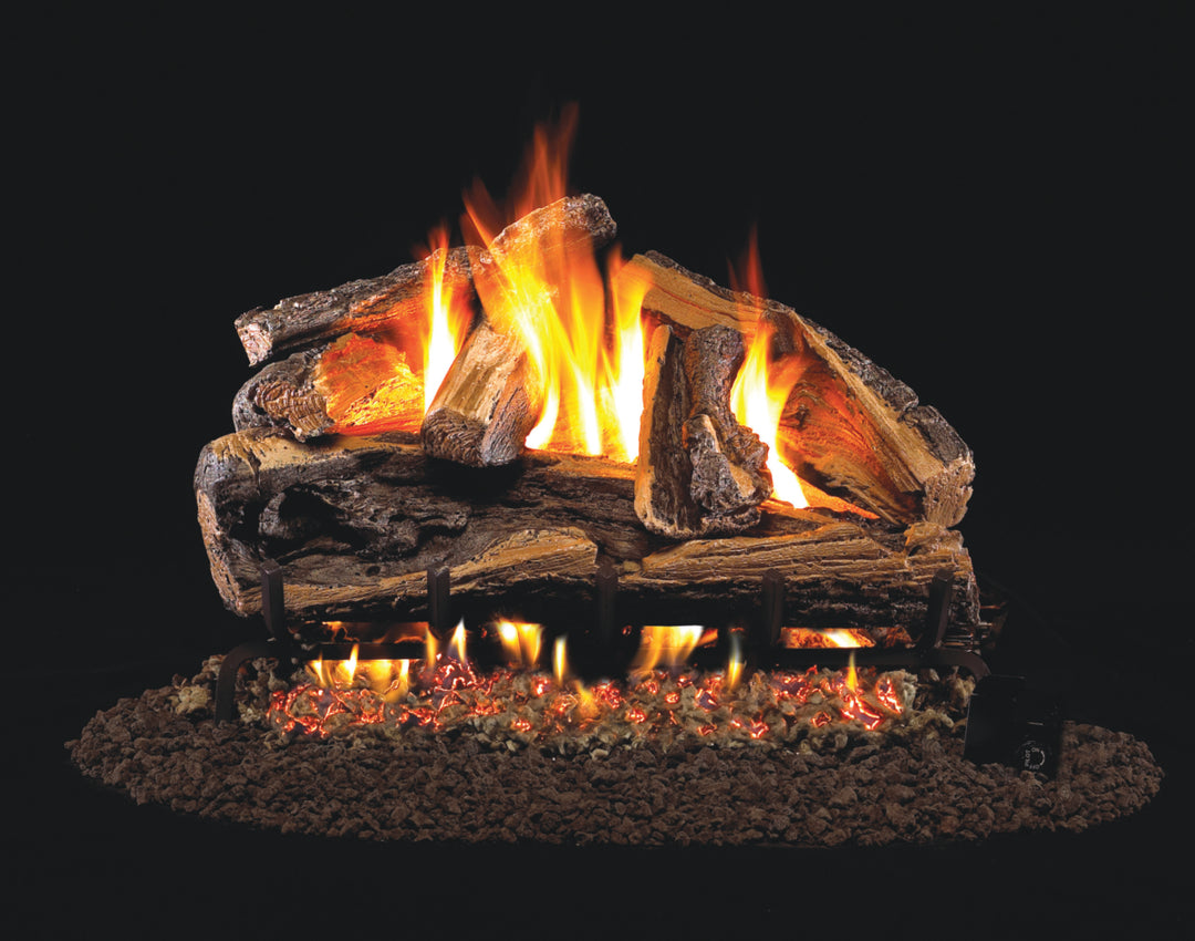Realfyre- Rugged Split Oak Gas Log Set With Burner (Vented)