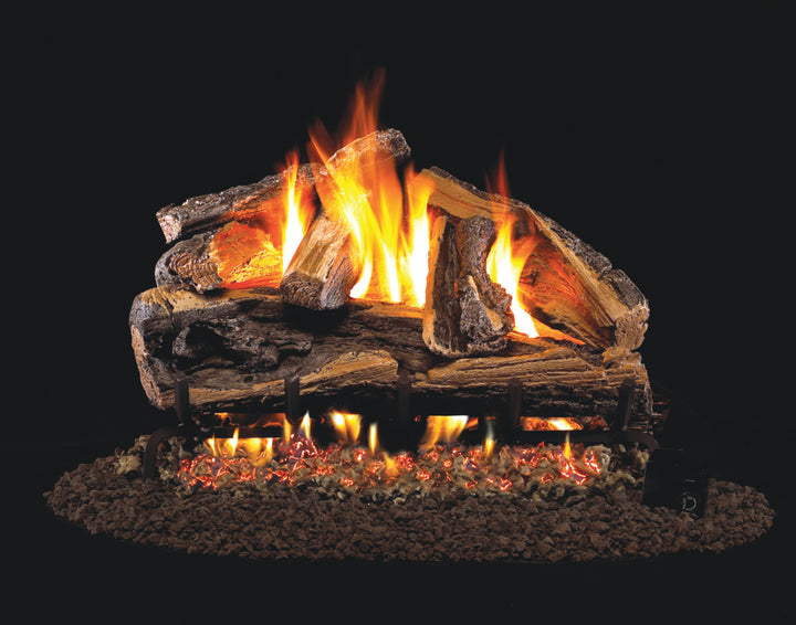 Realfyre- Rugged Split Oak Gas Log Set With Burner (Vented)