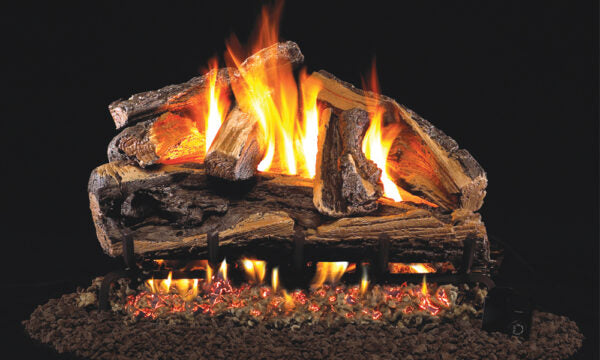 Realfyre- Rugged Split Oak Gas Log Set With Burner