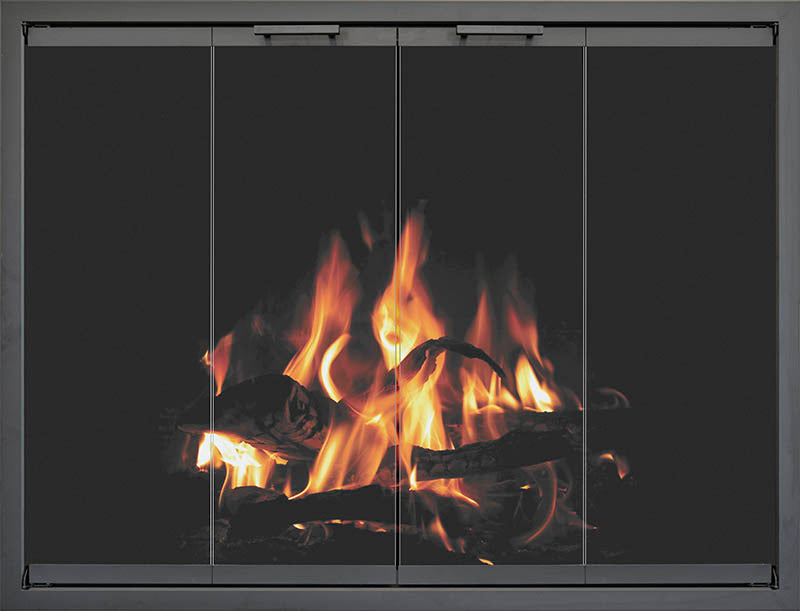 STOLL CUSTOM FIREPLACE DOORS-ALUMINUM – Backyard Expressions