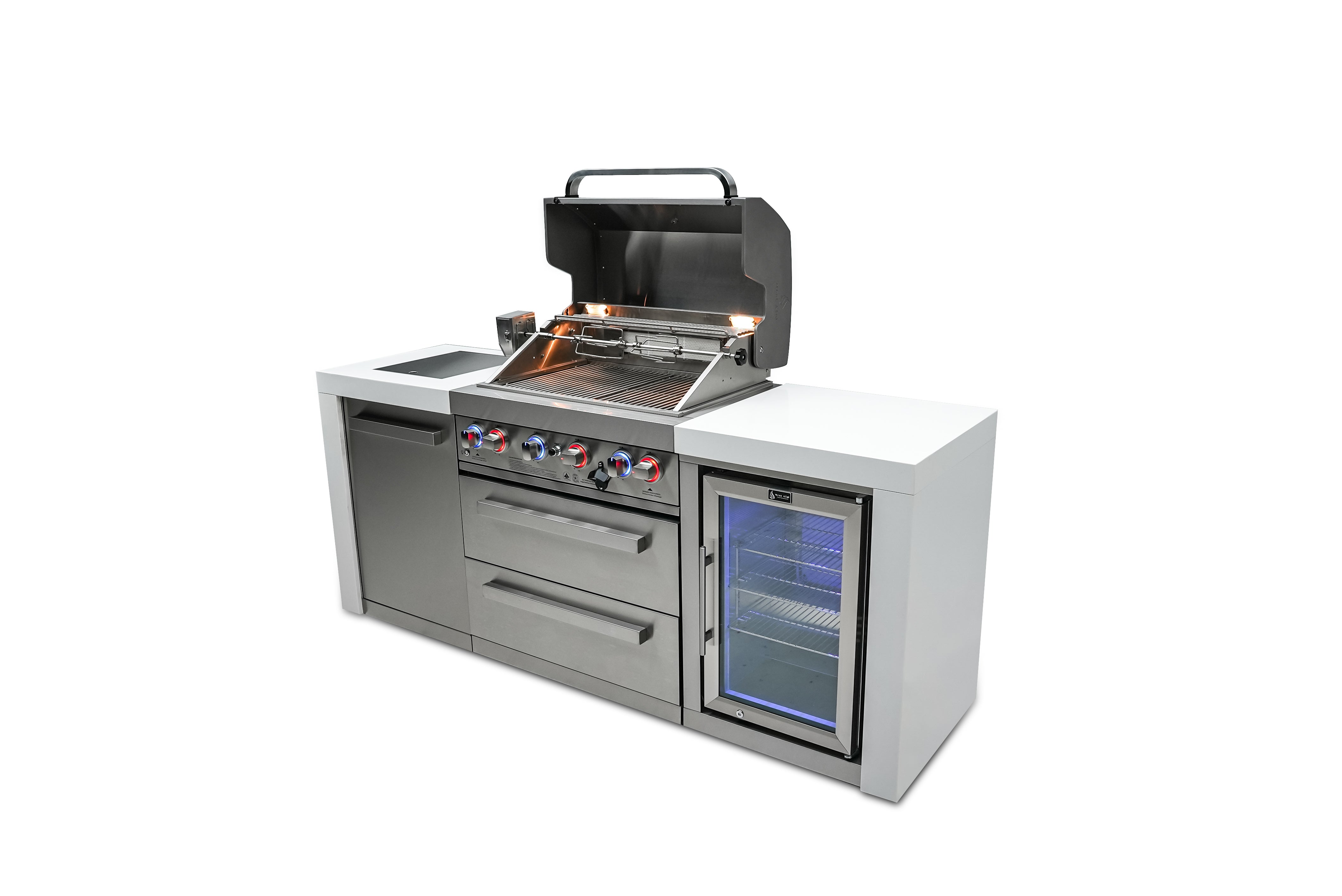 Mont Alpi Art-Wood BBQ Island Grill