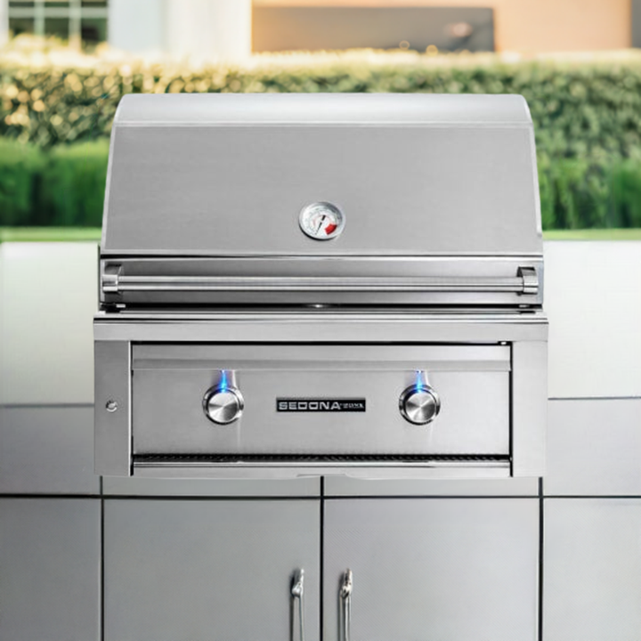 30" SEDONA BUILT-IN GRILL WITH 2 STAINLESS STEEL BURNERS (L500)