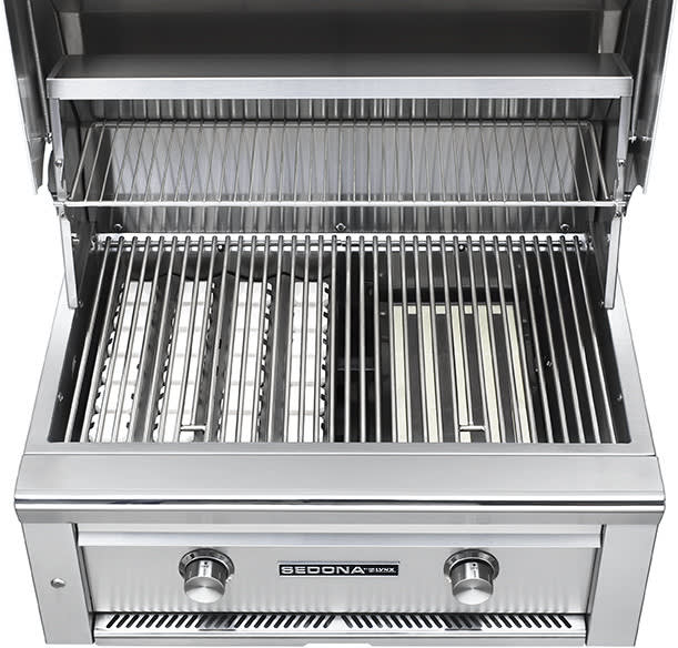 30" SEDONA BUILT-IN GRILL WITH 1 PROSEAR INFRARED BURNER AND 1 STAINLESS STEEL BURNER (L500PS)
