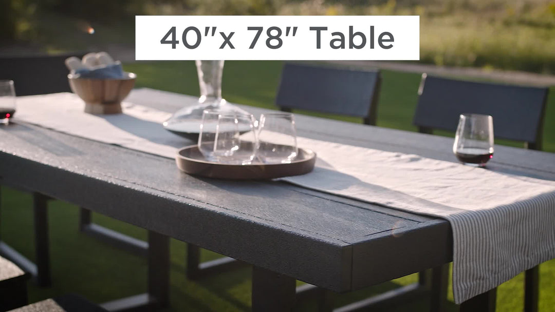 Polywood PWS552-1 EDGE 7-Piece Dining Set