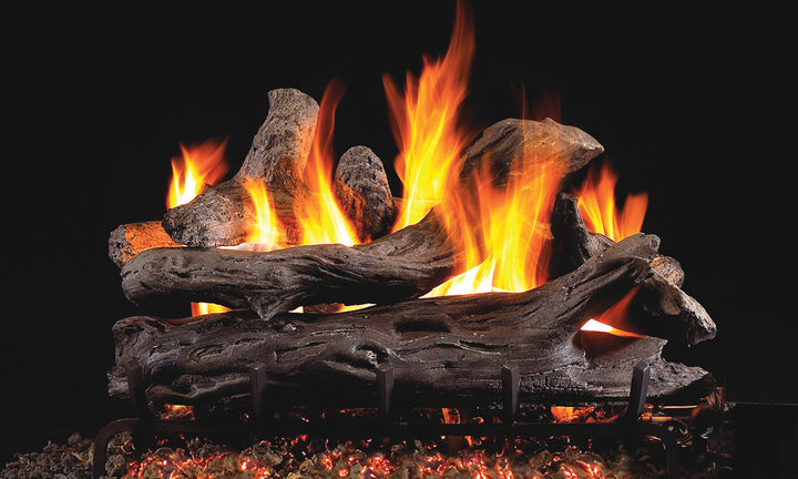 Realfyre- Coastal Driftwood Vented Gas Set With Burner