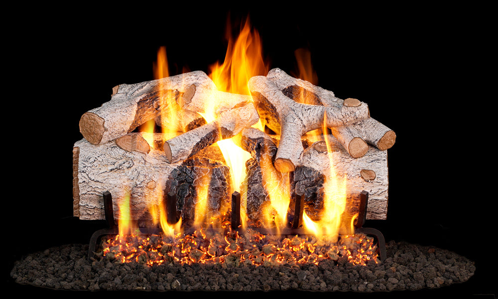 Realfyre-Charred Mountain Birch Vented gas logs Only