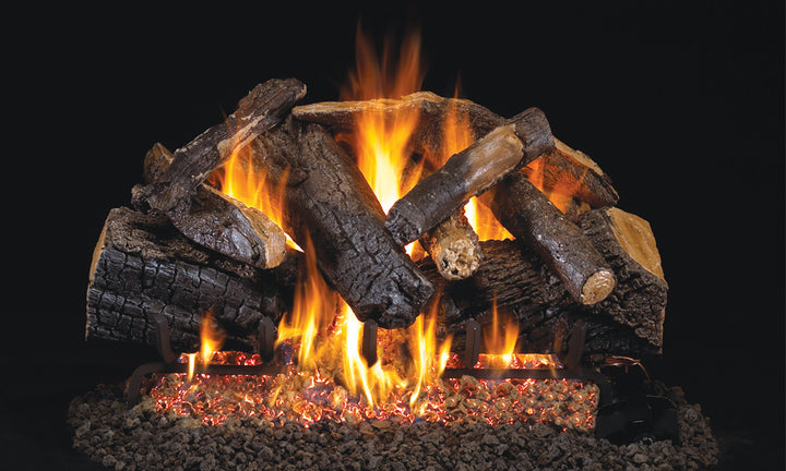 Real Fyre Charred Majestic Oak Gas Log Set Vented G45