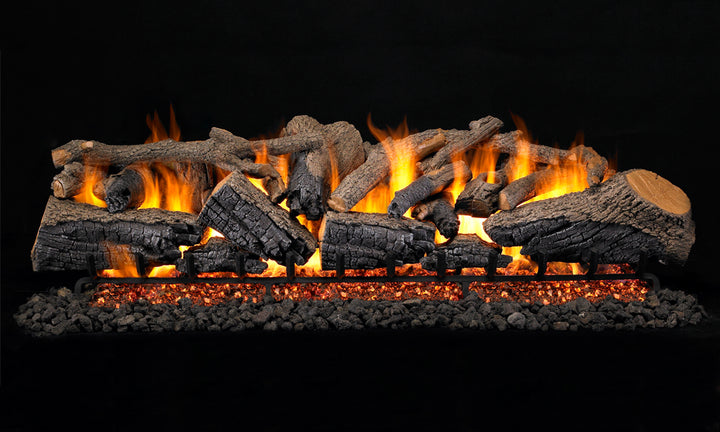Real Fyre Charred Majestic Oak Gas Log Set Vented G45