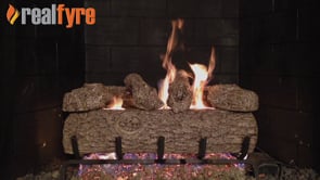 Real Fyre Golden Oak Gas Log Set Vented With Burner