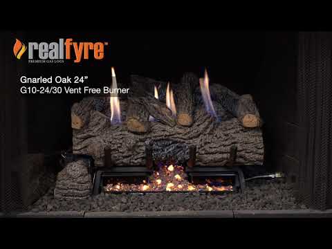 REAL FYRE GNARLED OAK G10 SERIES VENT-FREE
