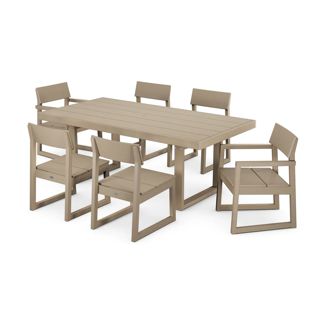 Polywood PWS552-1 EDGE 7-Piece Dining Set