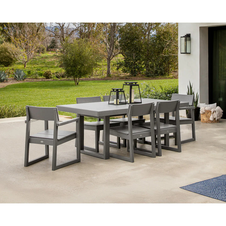 Polywood PWS552-1 EDGE 7-Piece Dining Set