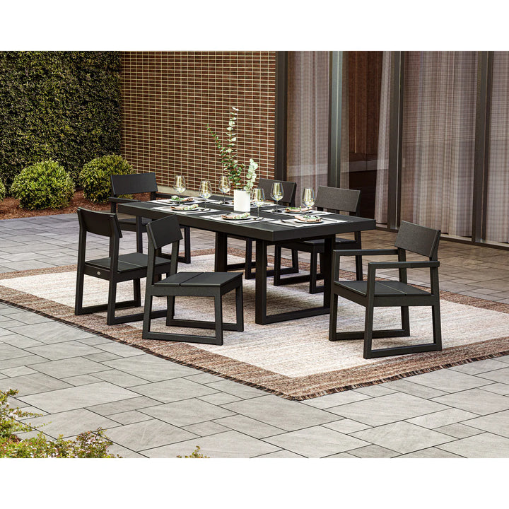 Polywood PWS552-1 EDGE 7-Piece Dining Set
