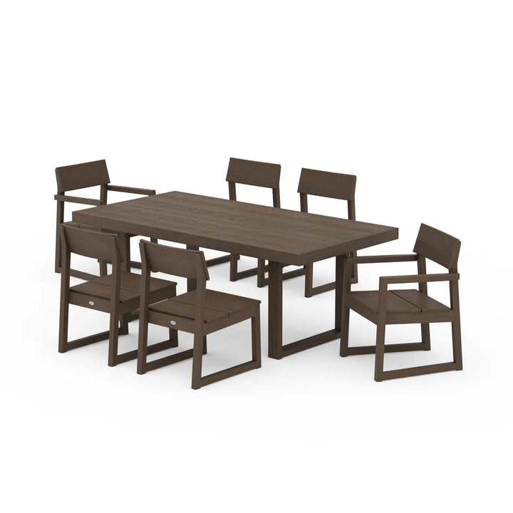 Polywood PWS552-1 EDGE 7-Piece Dining Set