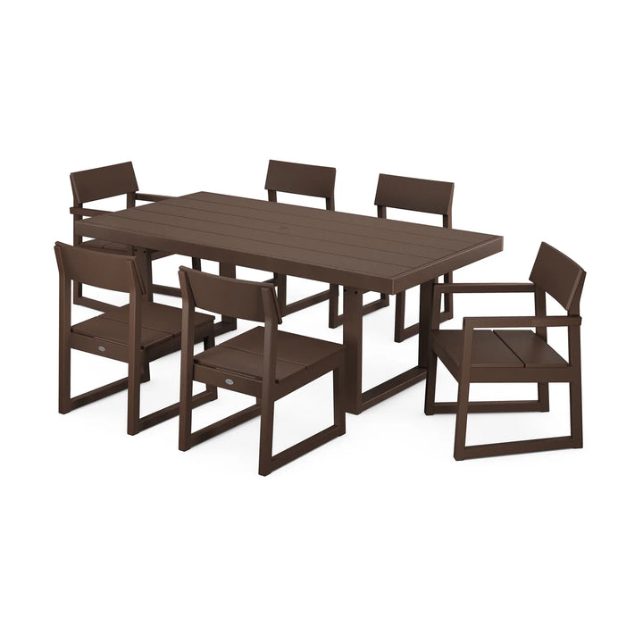 Polywood PWS552-1 EDGE 7-Piece Dining Set