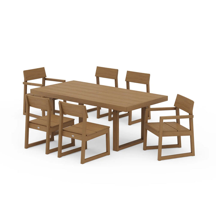 Polywood PWS552-1 EDGE 7-Piece Dining Set