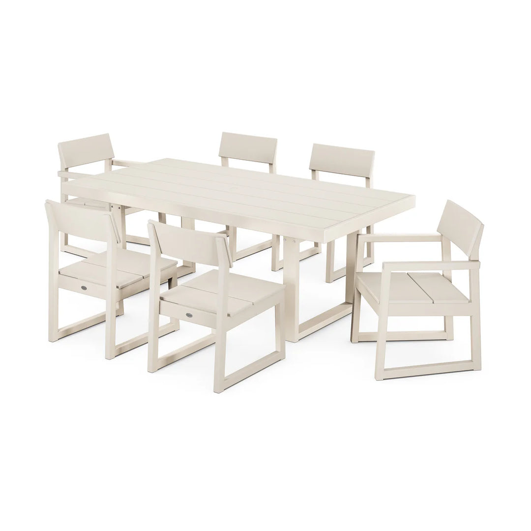 Polywood PWS552-1 EDGE 7-Piece Dining Set