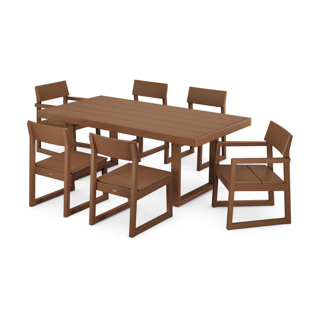 Polywood PWS552-1 EDGE 7-Piece Dining Set