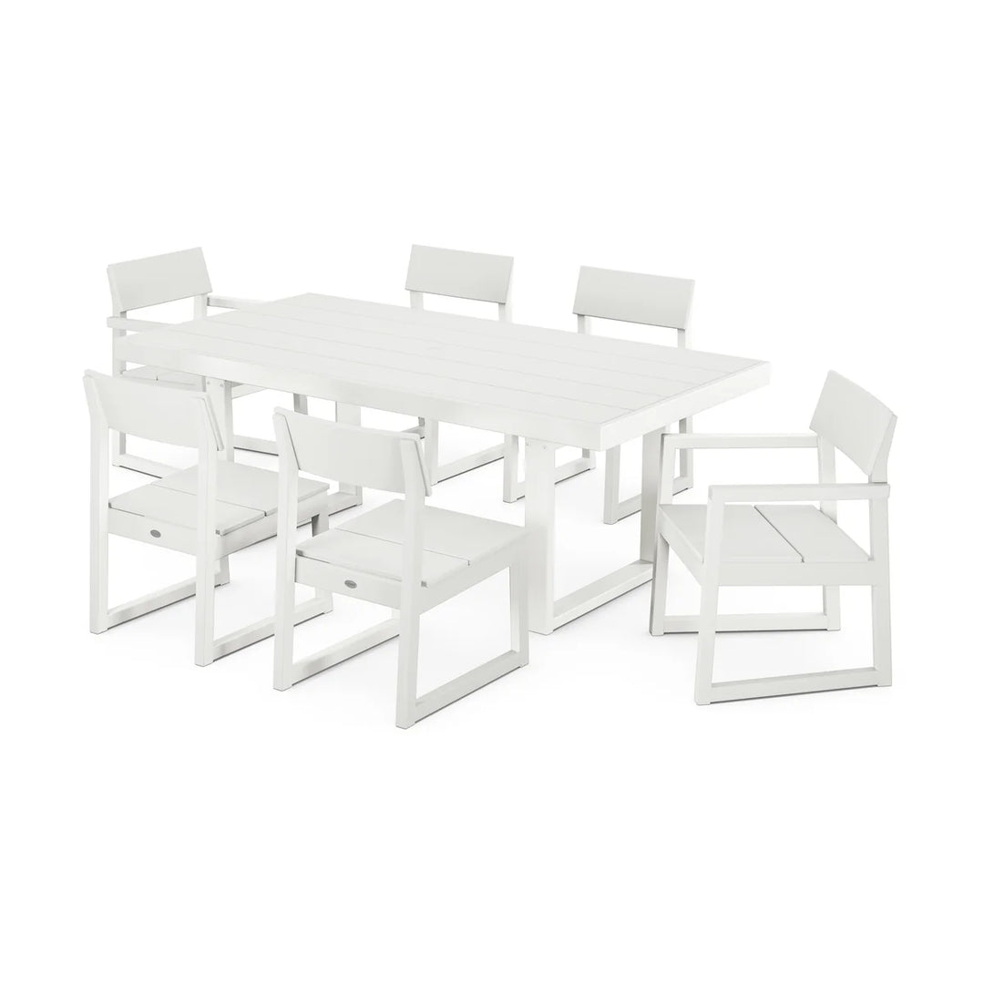 Polywood PWS552-1 EDGE 7-Piece Dining Set