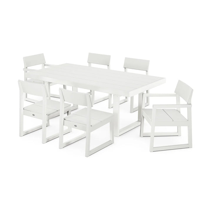 Polywood PWS552-1 EDGE 7-Piece Dining Set