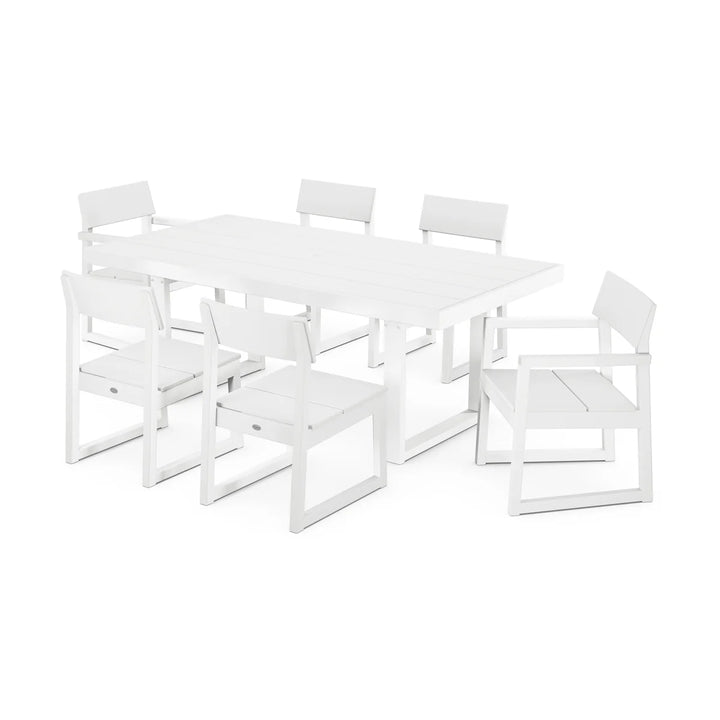 Polywood PWS552-1 EDGE 7-Piece Dining Set