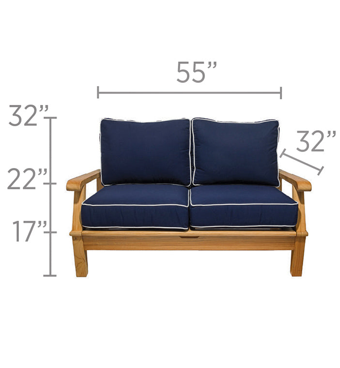 Royal Teak Miami Loveseat