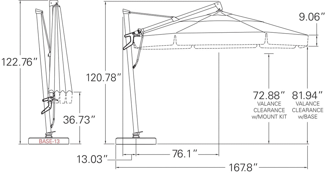 TREASURE GARDEN AKZP13 PLUS CANTILEVER