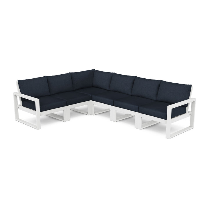 Polywood EDGE 6-Piece Modular Deep Seating Set